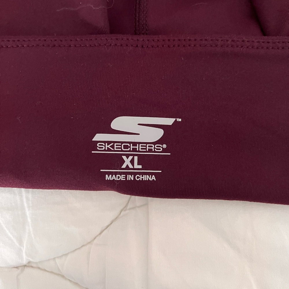Skechers Leggings Burgandy Size XL - Picture 3 of 3